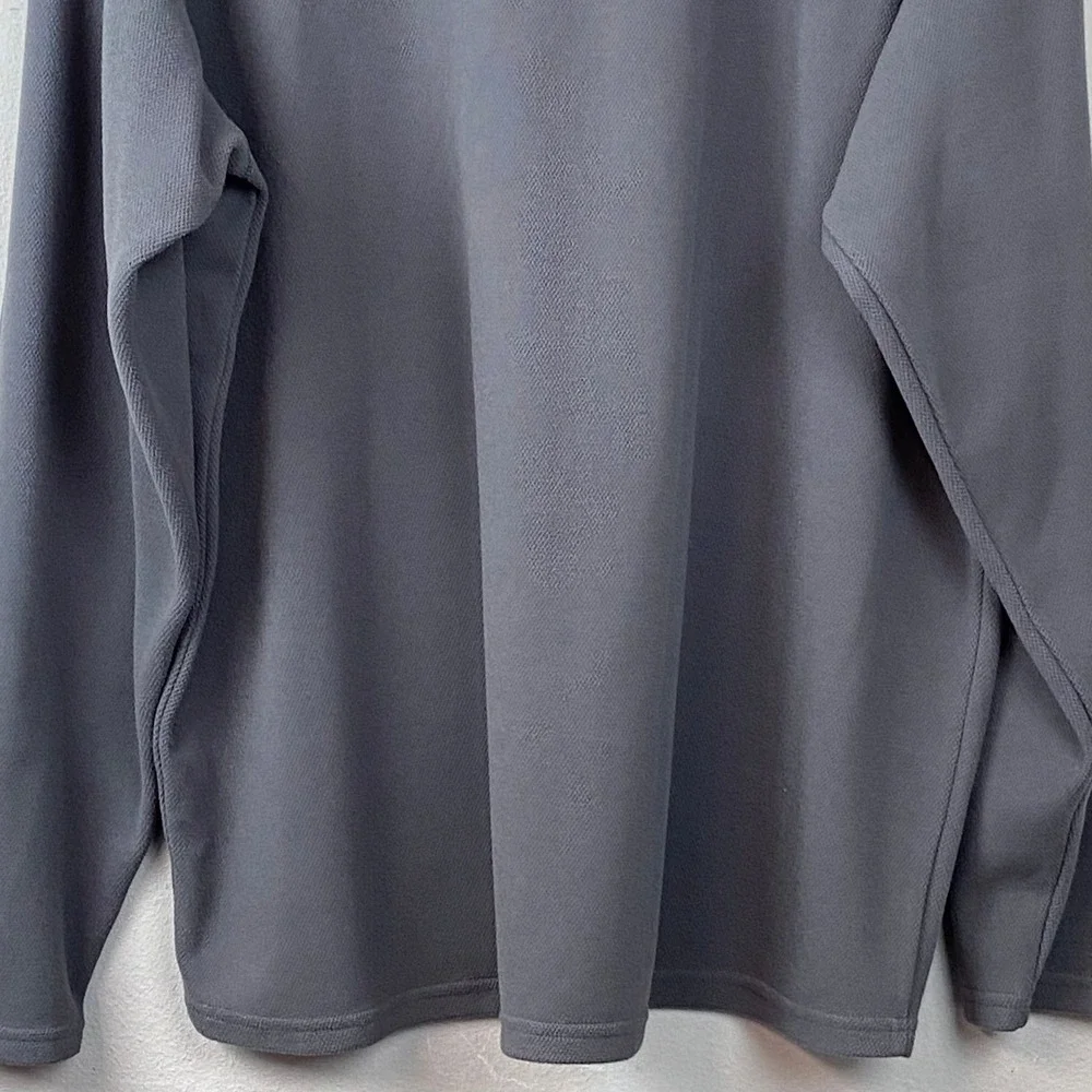 The North Face Mens Gray 1/4 Zip Pullover‎ Sweatshirt Shirt XL Thermal Gorpcore
